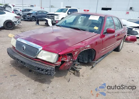 2003 Mercury Grand Marquis Gs из США, поврежденный, VIN 2MEFM74W53X689222